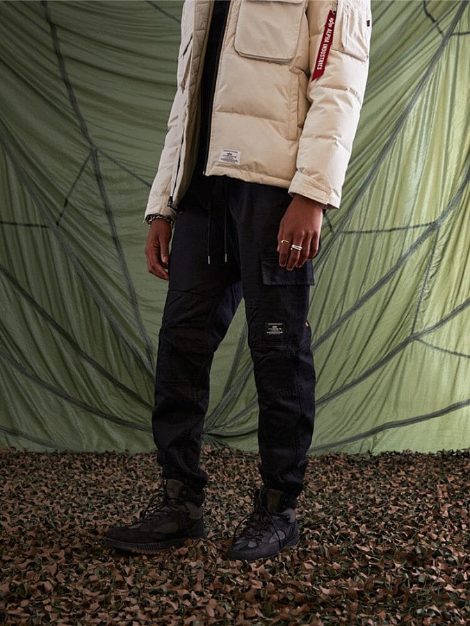 Брюки Alpha Industries Cotton Jogger Black