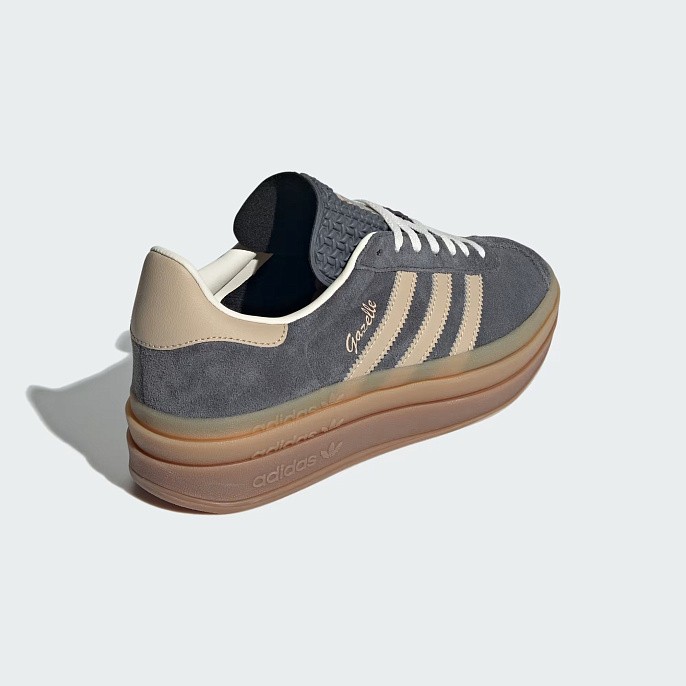 Кроссовки женские adidas Originals Gazelle Bold Grey Six/Magic Beige Cream White