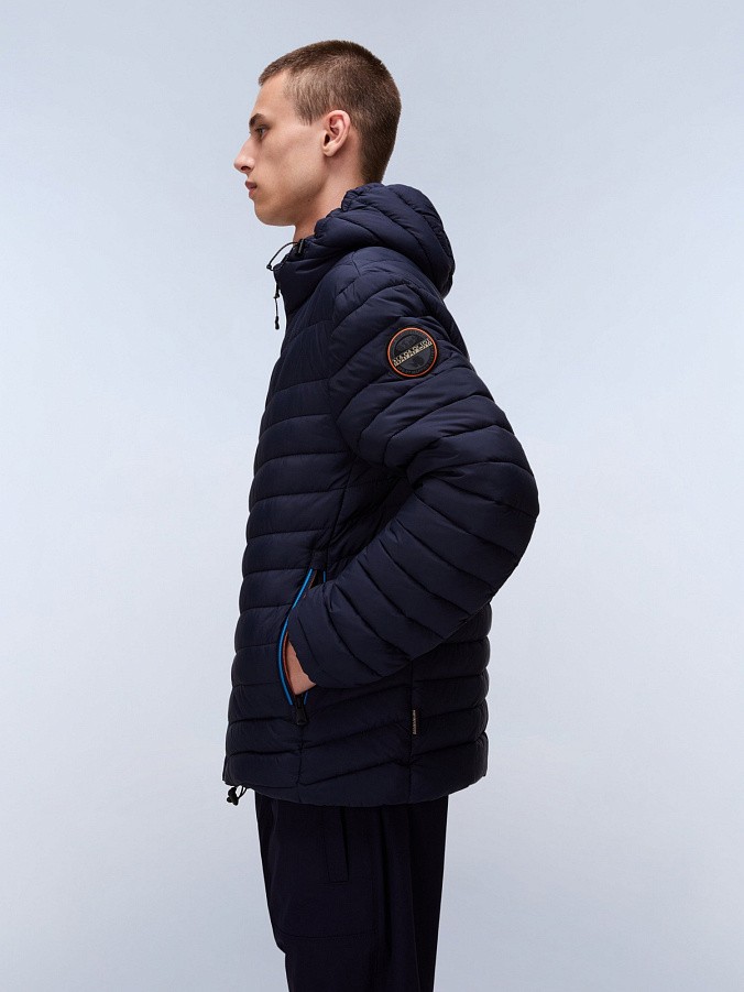 Куртка Napapijri A-Lapaz Hoodie Blu Marine