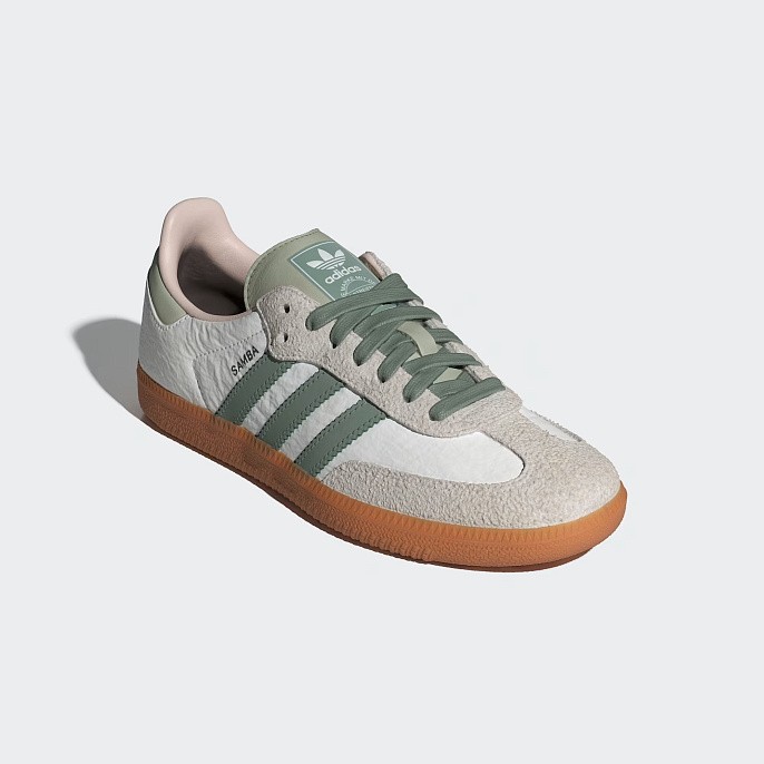 Кроссовки adidas Originals Samba OG Cloud White/Silver Green/Putty Mauve