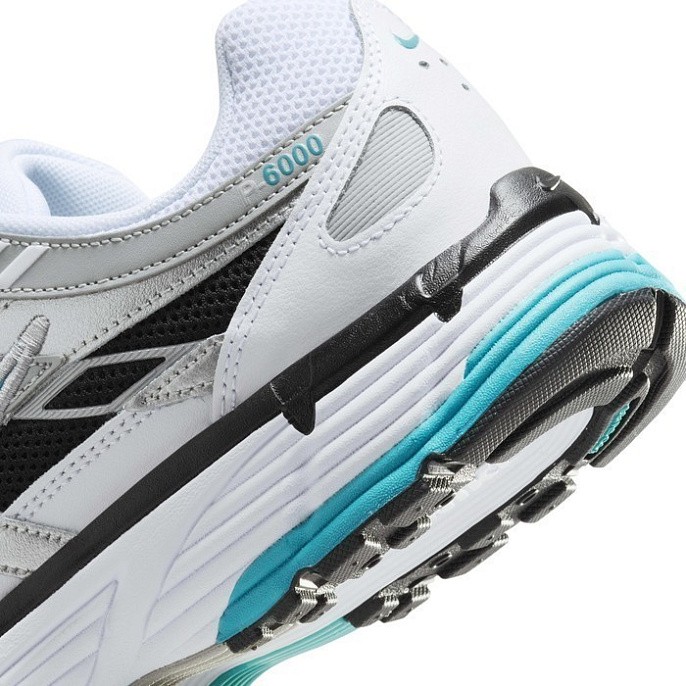 Кроссовки мужские Nike P-6000 White/Metallic Silver/Black/Dusty Cactus