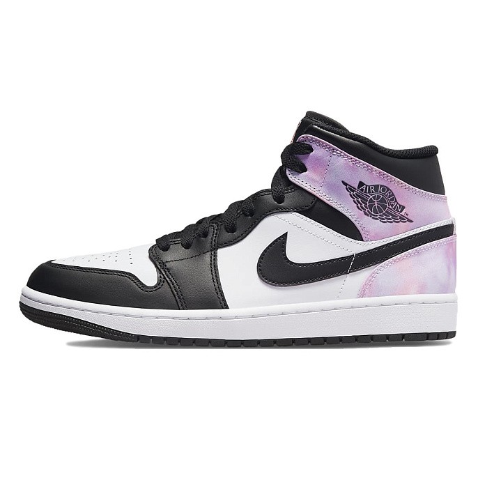 Кроссовки Jordan 1 Mid SE Zen Master Black/White/Amethyst