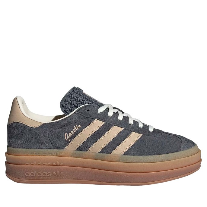 Кроссовки женские adidas Originals Gazelle Bold Grey Six/Magic Beige Cream White