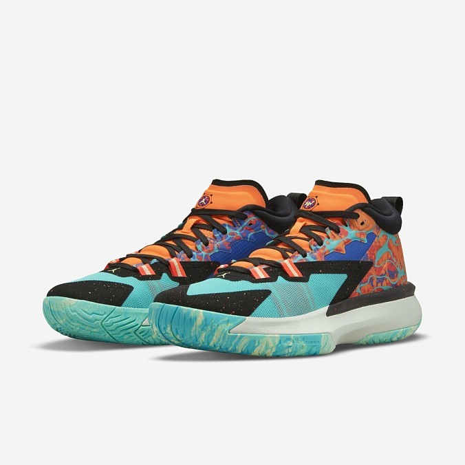 Кроссовки Jordan Zion 1 PF Cone/Hyper Jade/Persian Violet/Black