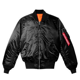 Куртка бомбер мужская Alpha Industries MA-1 Black