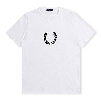 Футболка Fred Perry Flocked Laurel Wreath T-Shirt