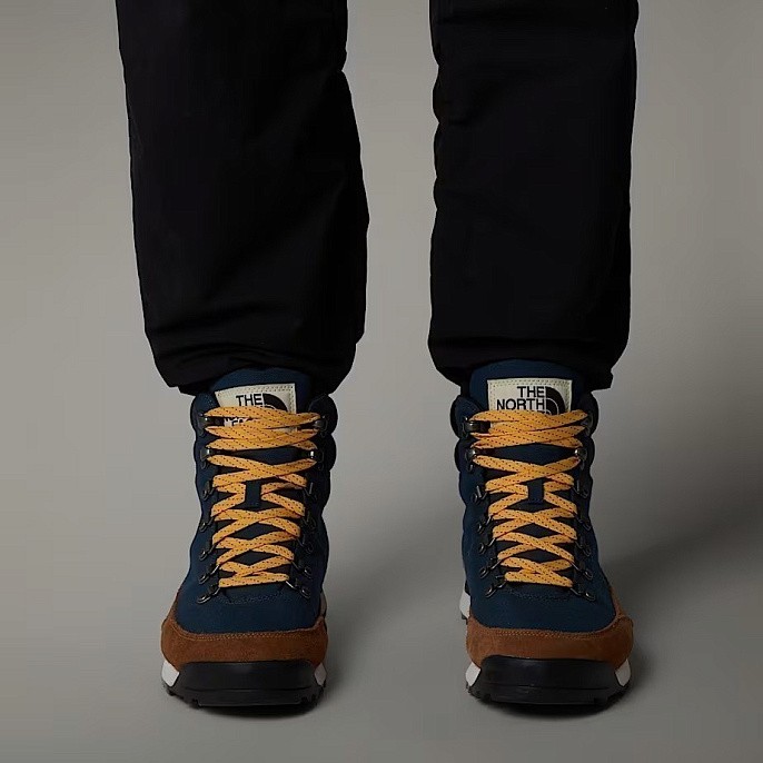 Ботинки мужские The North Face Back-To-Berkeley IV Textile Lifestyle Boots Shady Blue/Monks Robe Brown 