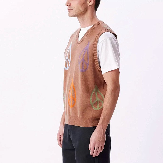 Жилет Obey Peaced Sweater Vest