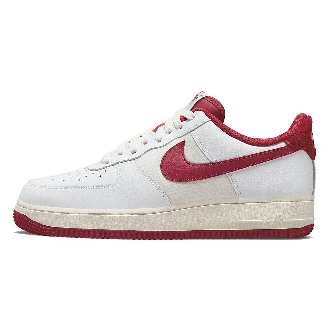 Кроссовки Nike Air Force 1 '07 LV8 White/Gym Red/Sail/White