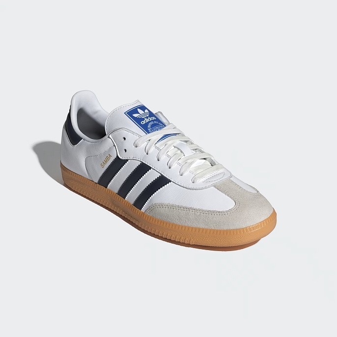 Кроссовки adidas Originals Samba OG Cloud White/Night Indigo/Gum