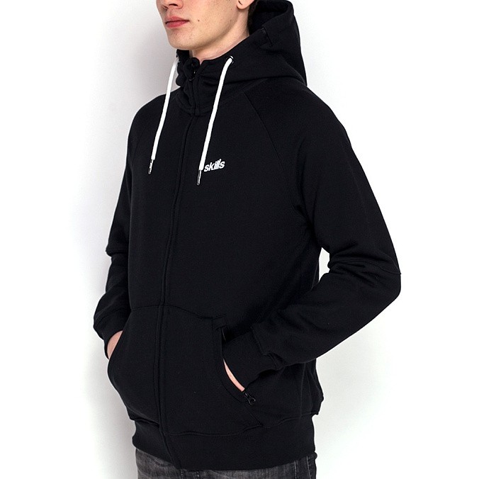 Толстовка SKILLS Double Pocket Hoodie Black