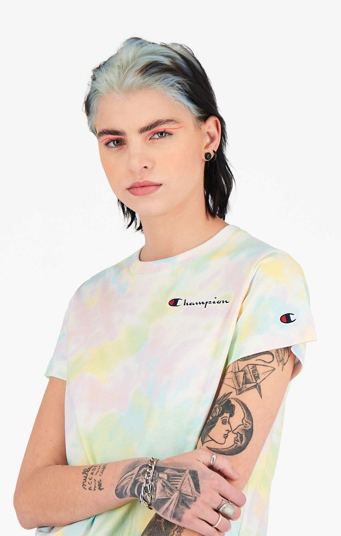 Футболка женская Champion Tie Dye Digital Print T-shirt