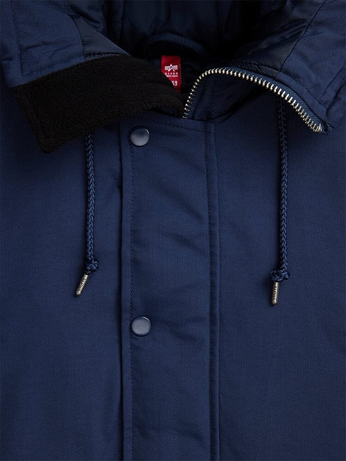 Мужская куртка парка Alpha Industries N-3B Altitude MOD Parka Replica Blue