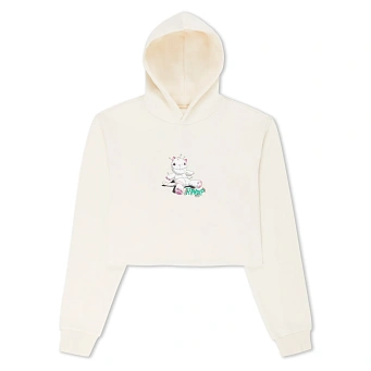 Толстовка женская RIPNDIP Travis Cropped Hoodie Natural