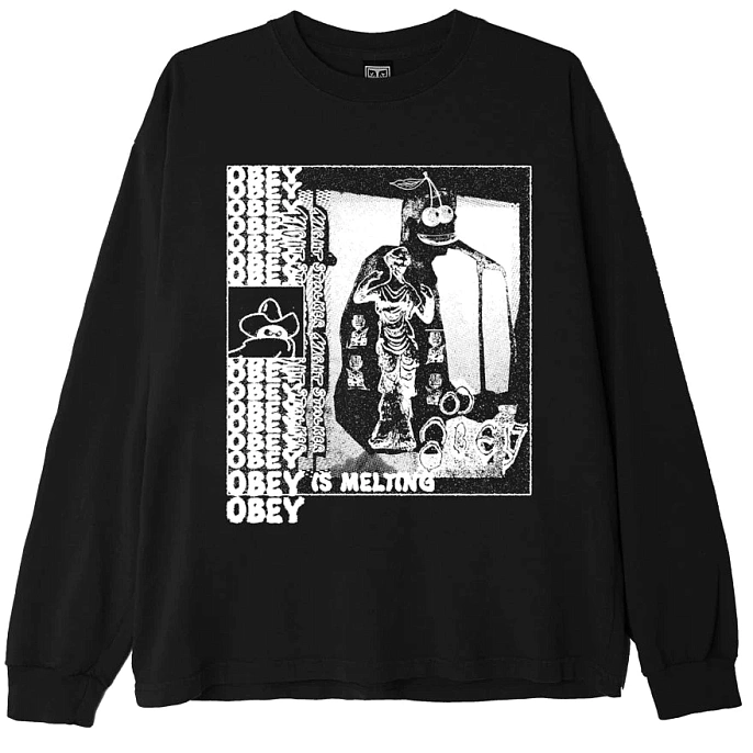 Лонгслив Obey Is Melting Heavyweight LS T-shirt