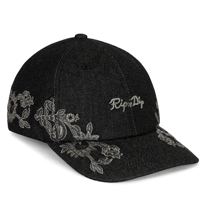 Кепка RIPNDIP Space Garden Dad Hat Black Vintage Wash