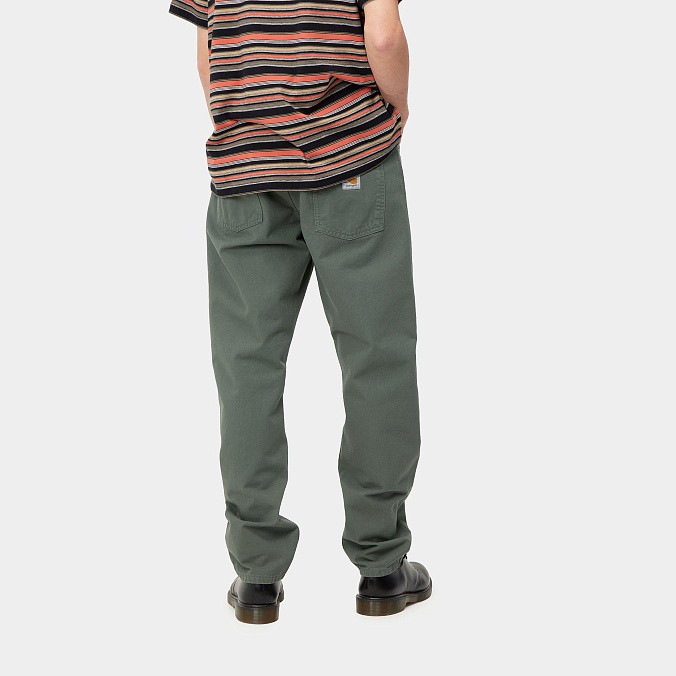 Мужские джинсы Carhartt WIP Newel Pant Thyme (garment dyed)
