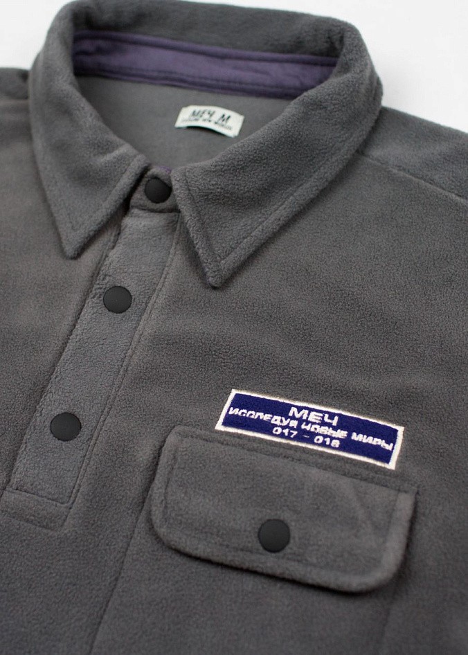 Толстовка МЕЧ W18 M-SH-GREY FLEECE